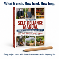 What it costs, how hard, how long. Every project starts with those three answers and a shopping list.
