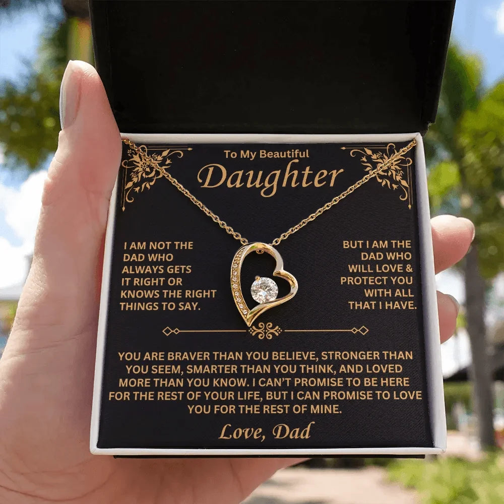To My Daughter - A Heart Of Love From Dad